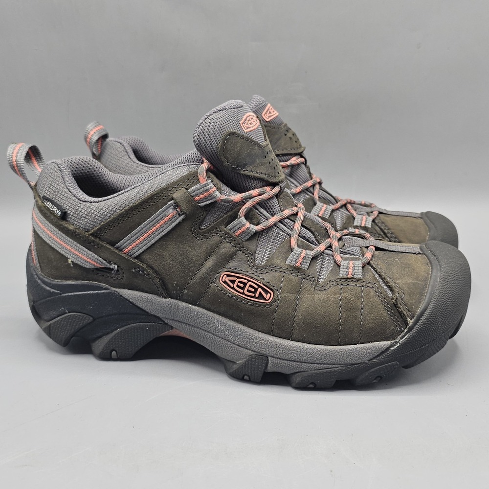 Keen Targhee ll WP Magnet/Coral Boot Women's Sz 9 W 1022815 KeenDry Waterproof